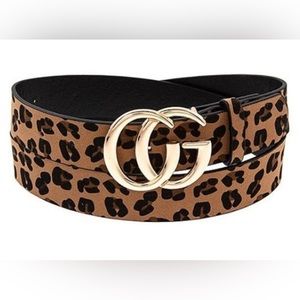 New Trendy Leopard Belt